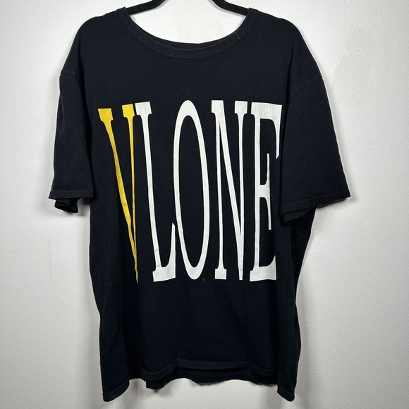 Vlone Staple Yellow and Black T-Shirt Men’s Size XL Streetwear - Picture 1 of 12